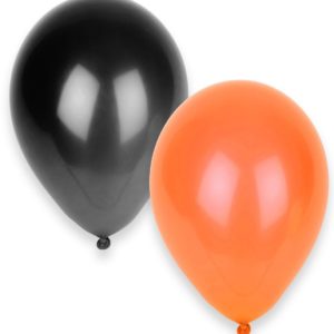 Ballons noir et orange Halloween