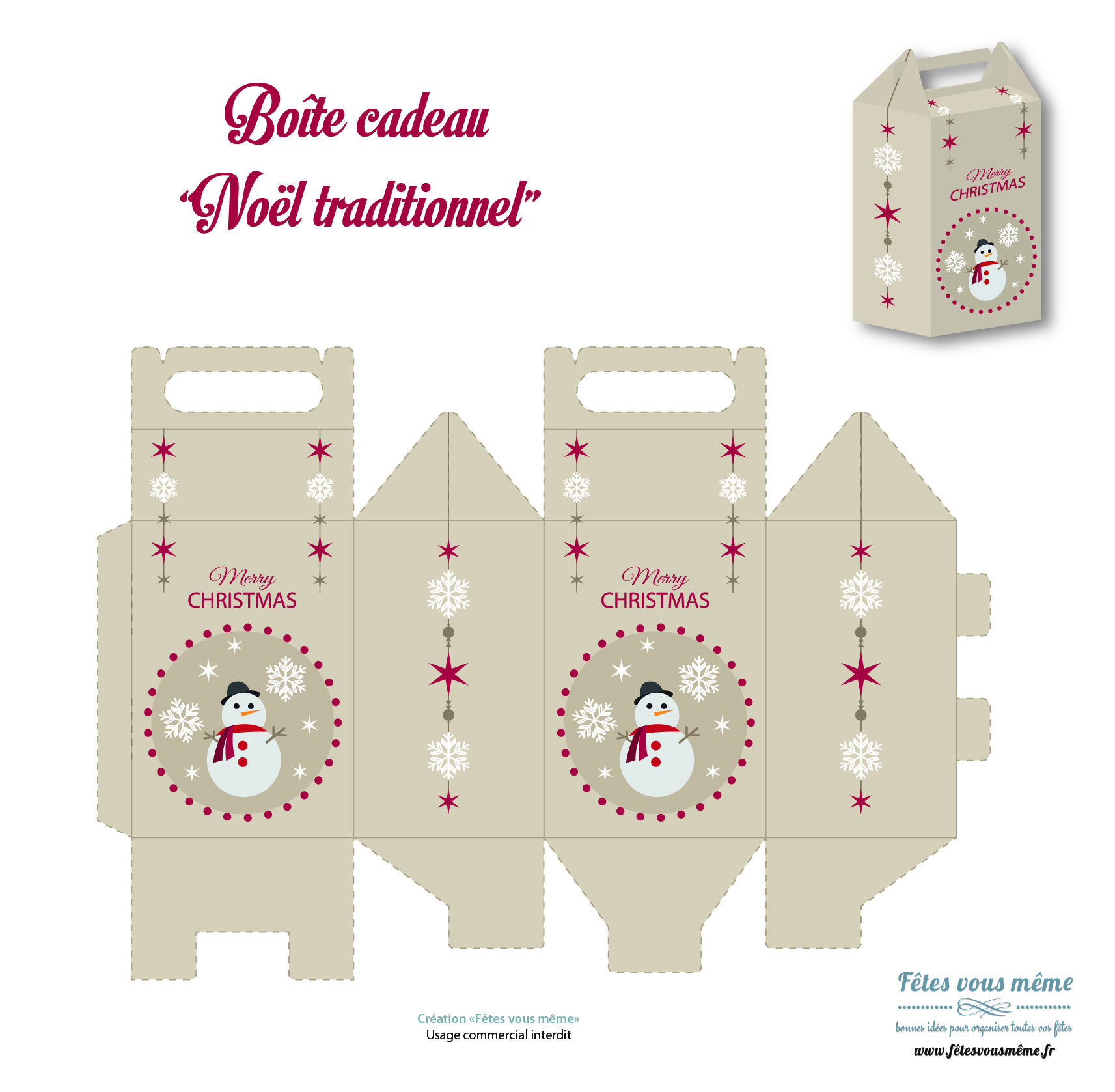Boite bonbons Noël – Image 3