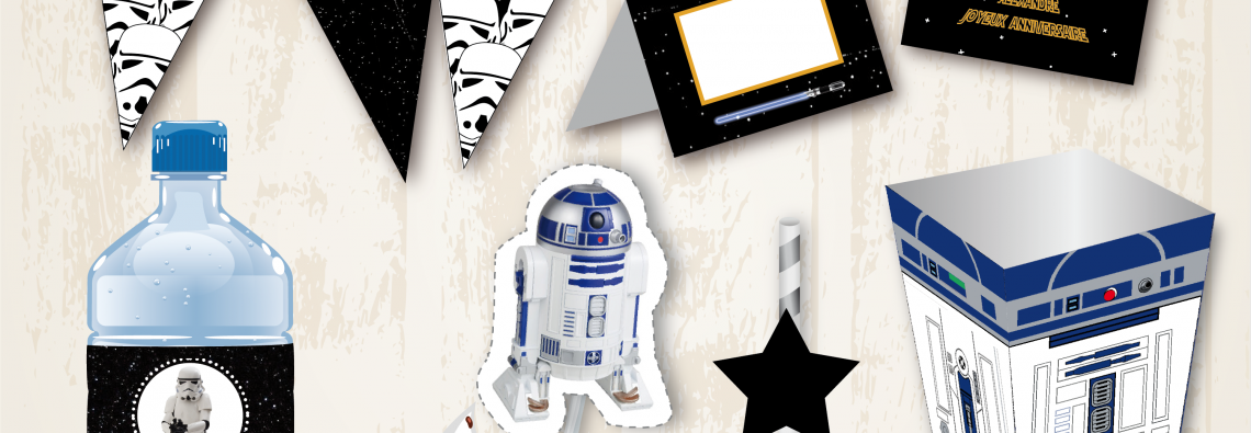 Kit déco Star Wars - Fêtes vous même