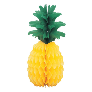 Ananas en papier alvéolé - Fêtes vous même
