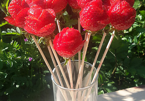 Bouquet gourmand de fraises - Fêtes vous même