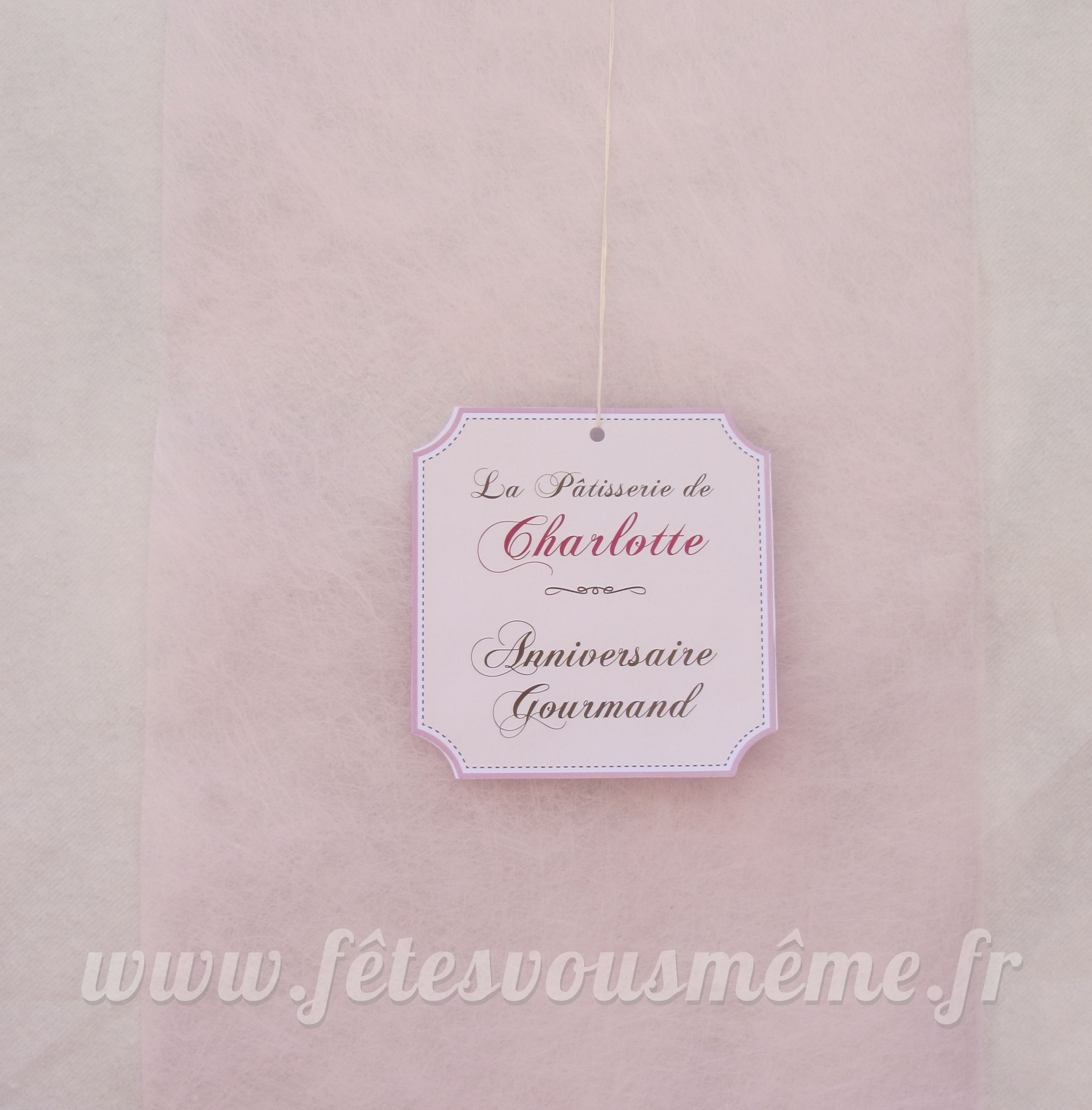 Affichette porte