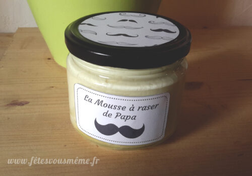 Mousse à raser Moustache - Fêtes vous même