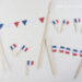 Guirlande de drapeaux tricolores - Fêtes vous même