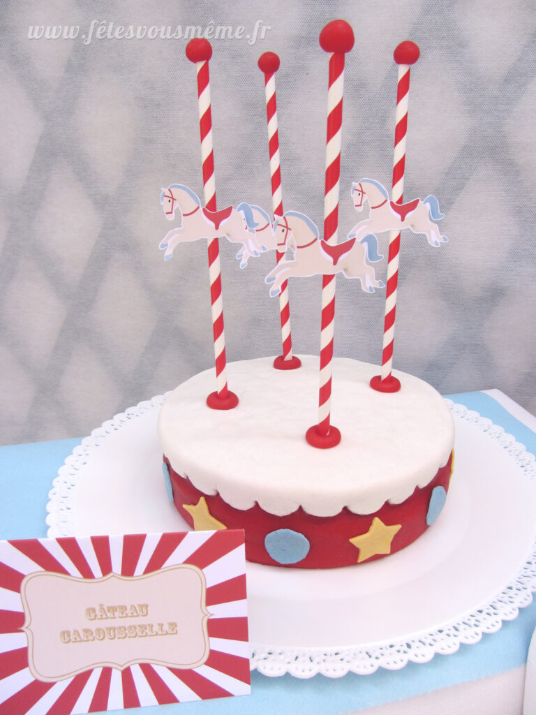 Gâteau Carrousel - Fêtes vous même