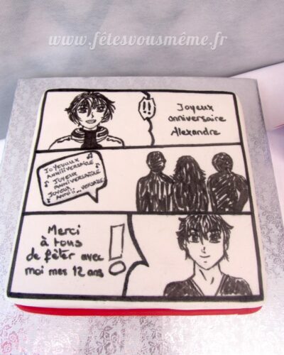 Gateau Manga -dessus