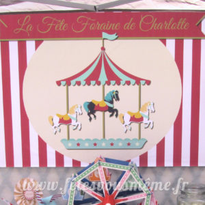 Affiche décor Fête Foraine