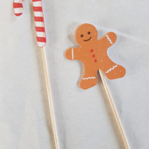 Toppers Sucres d'orge & Bonhommes pain d'épices