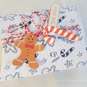 Boite cadeau Noël & étiquettes