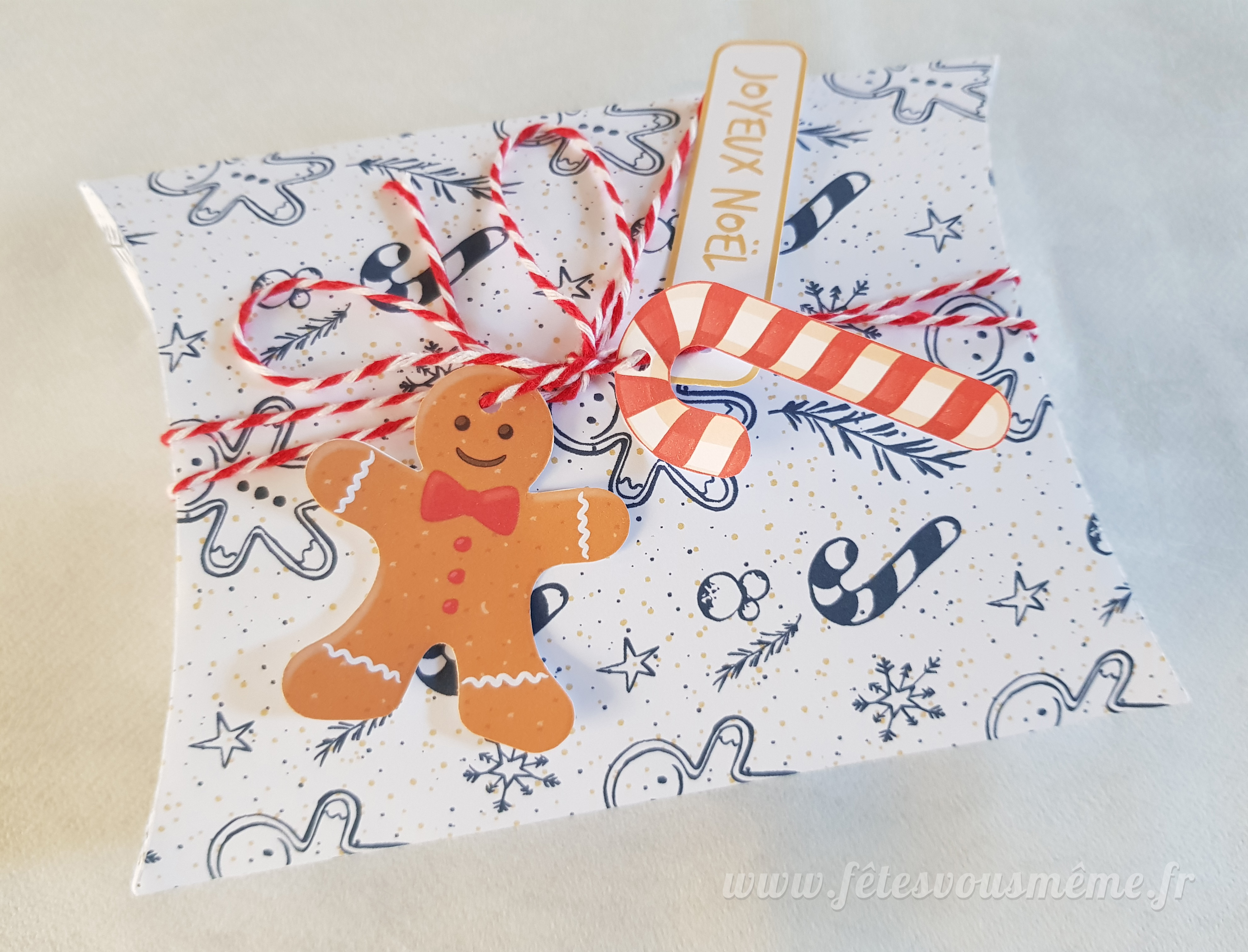 Boite cadeau Noël & étiquettes