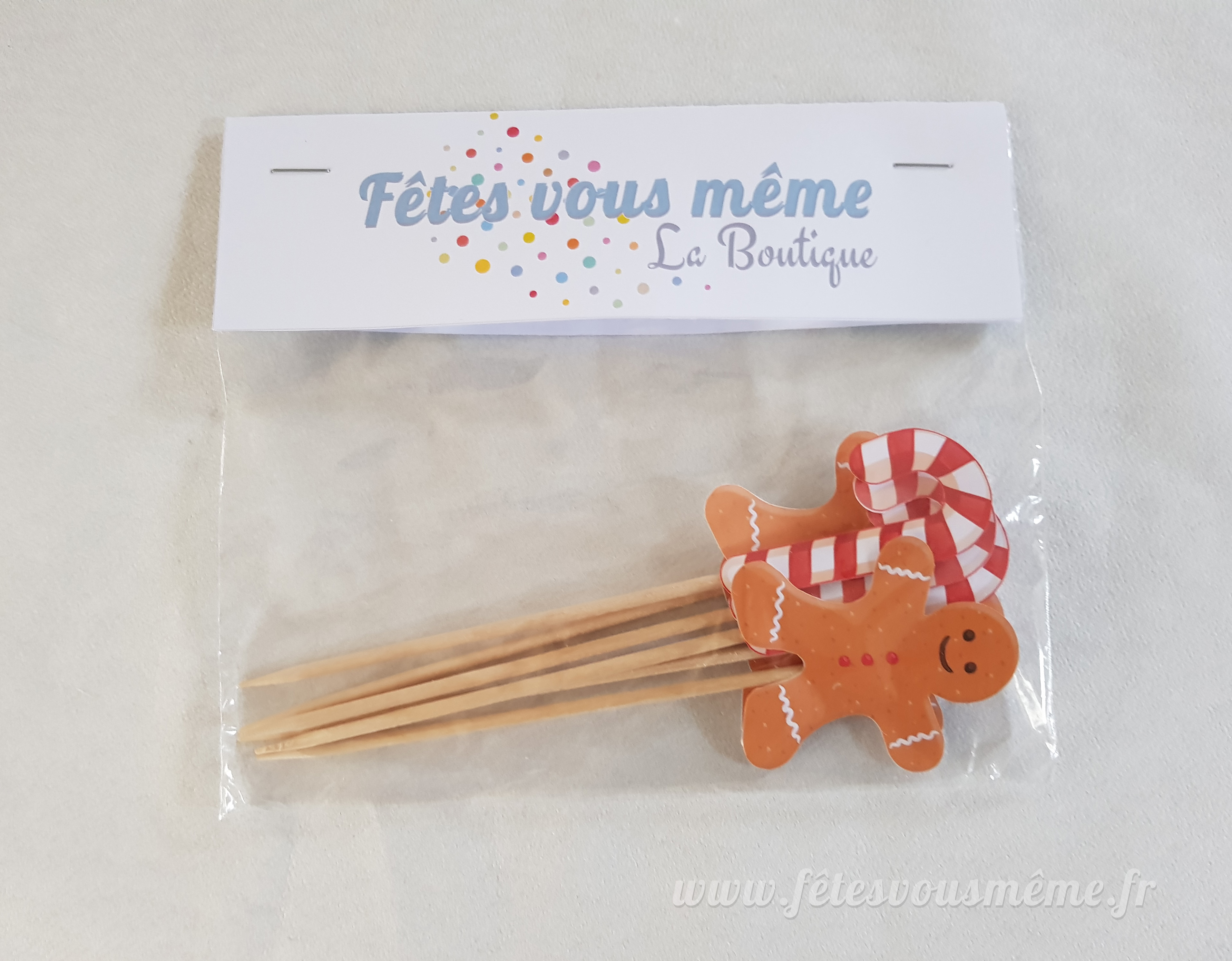 Toppers Sucres d'orge & Bonhommes pain d'épices – Image 2