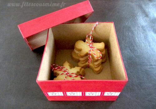 Box Cadeau Sablés de Noël - Fêtes vous même