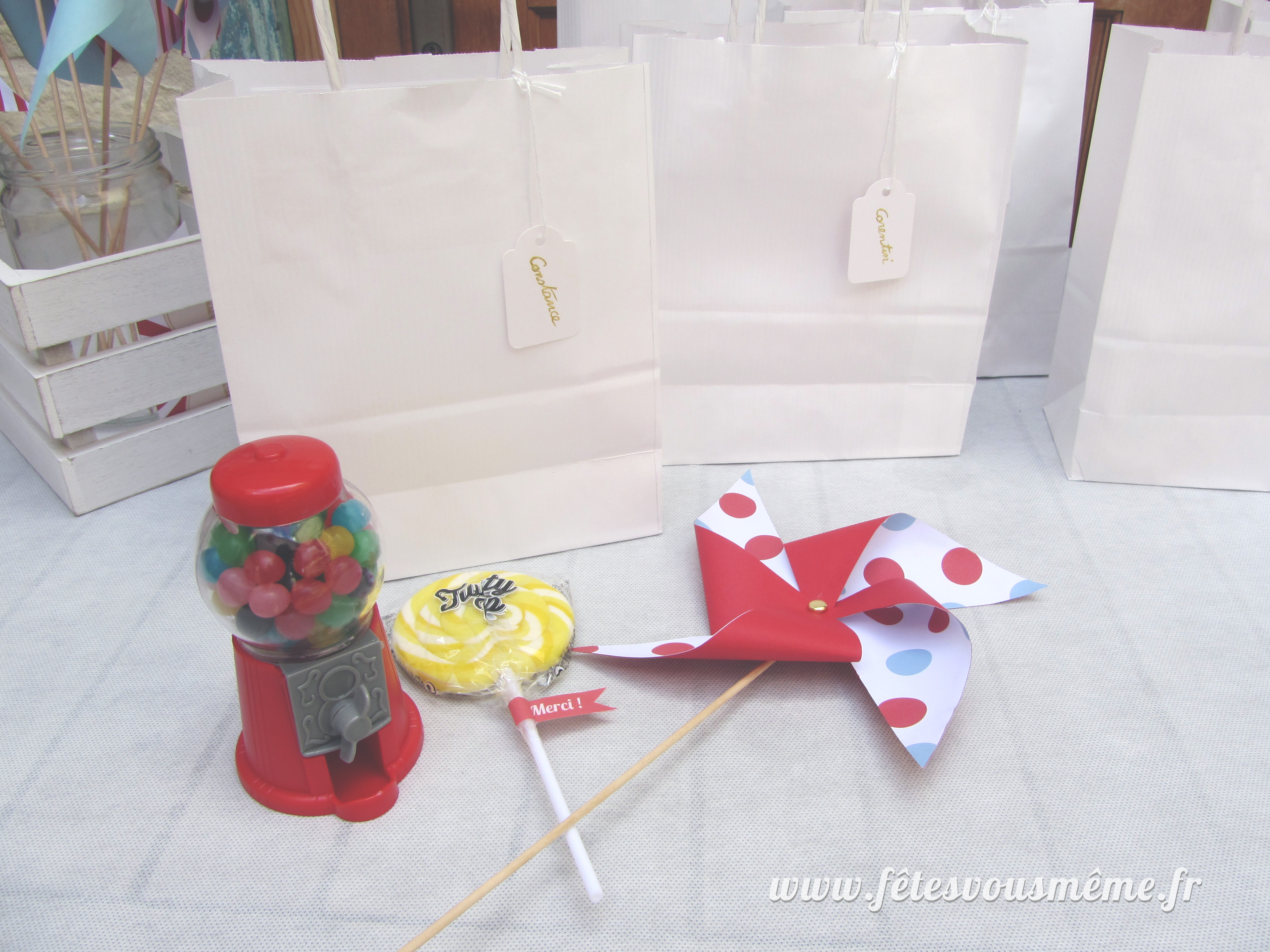 sacs papier kraft blanc - Fêtes vous même