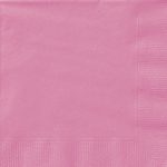 Serviettes roses Fuschia