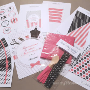 Kit déco "Couture"