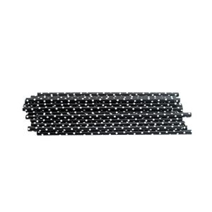 Pailles à Pois blanc et noir