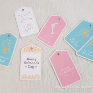 Etiquettes Saint Valentin