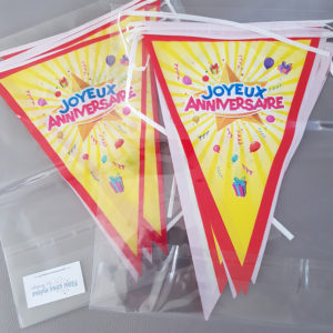 Fanions Joyeux anniversaire