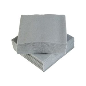 Serviettes cocktail gris