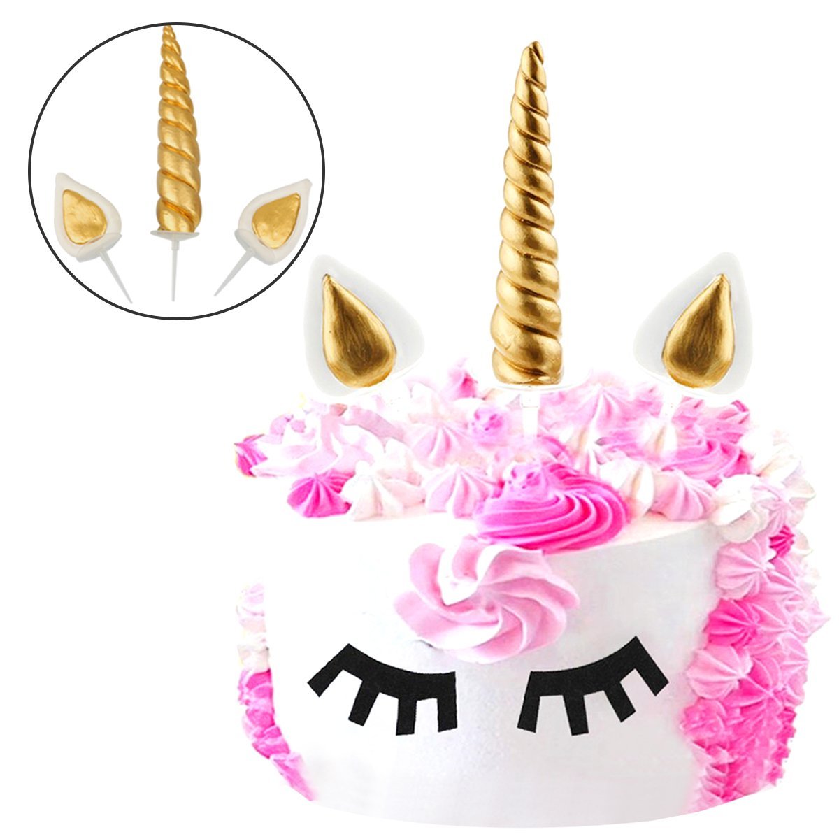 Décoration de Gâteau d'Anniversaire Licorne – Image 2