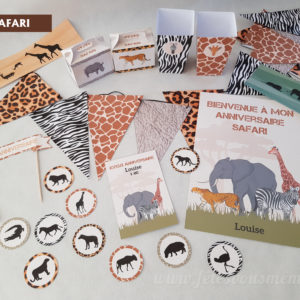 Kit déco "Safari"