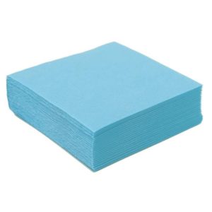 Serviettes cocktail bleu