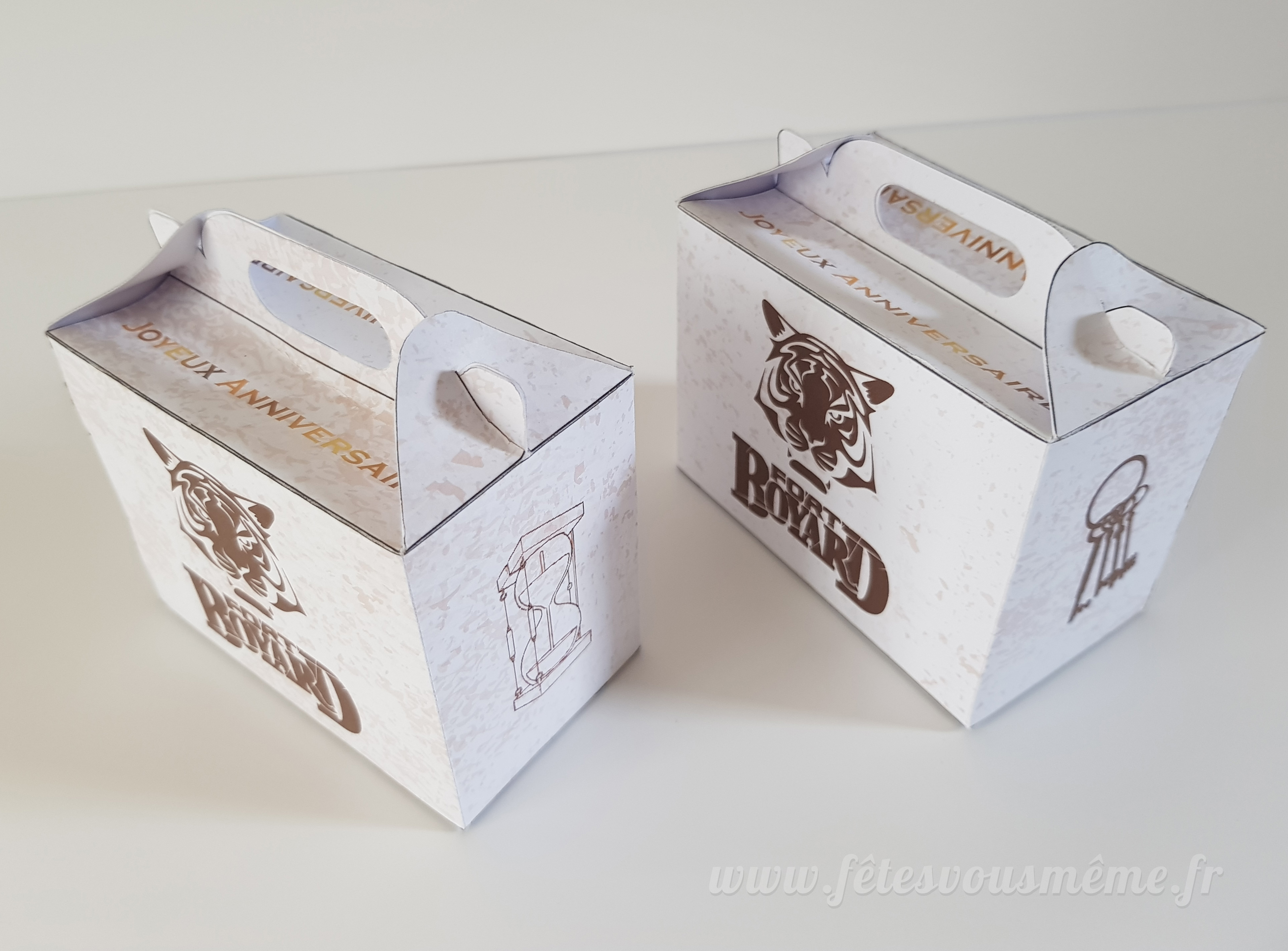 Boite à bonbons "Aventure au Fort"