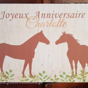 Affiche décor "Poney-Club"