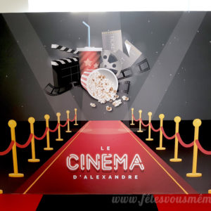 Affiche décor "Cinéma"