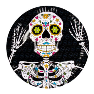 Assiettes "Dia de los muertos"
