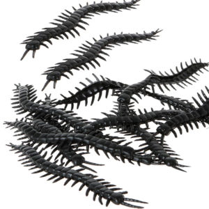 Mille-pattes en plastiques noir