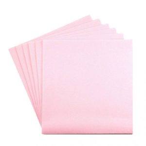 Serviettes papier rose