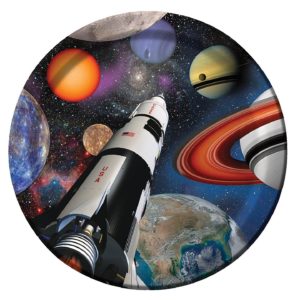 Assiette astronaute