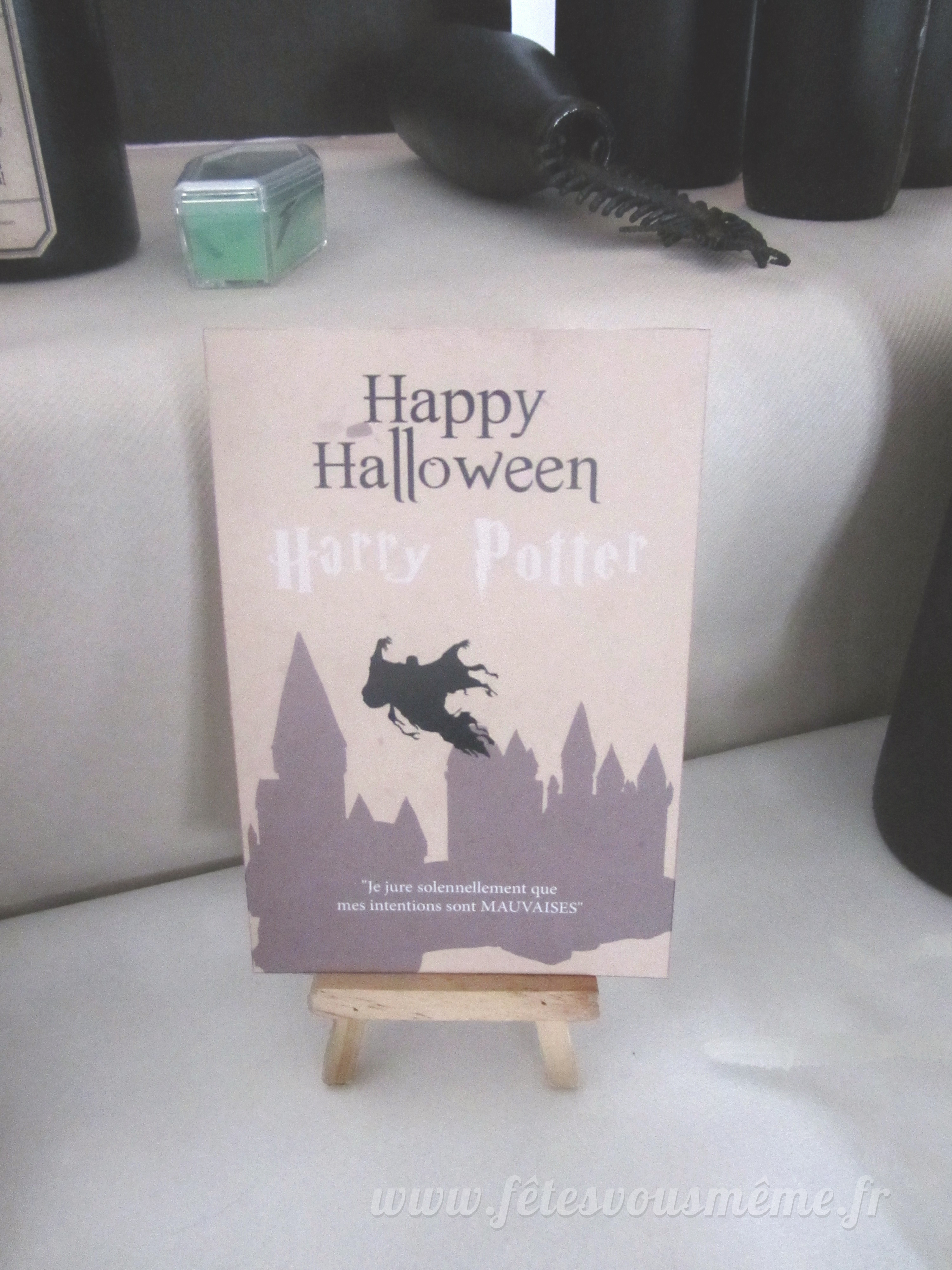 Kit déco Halloween Ecole de Sorcellerie – Image 2