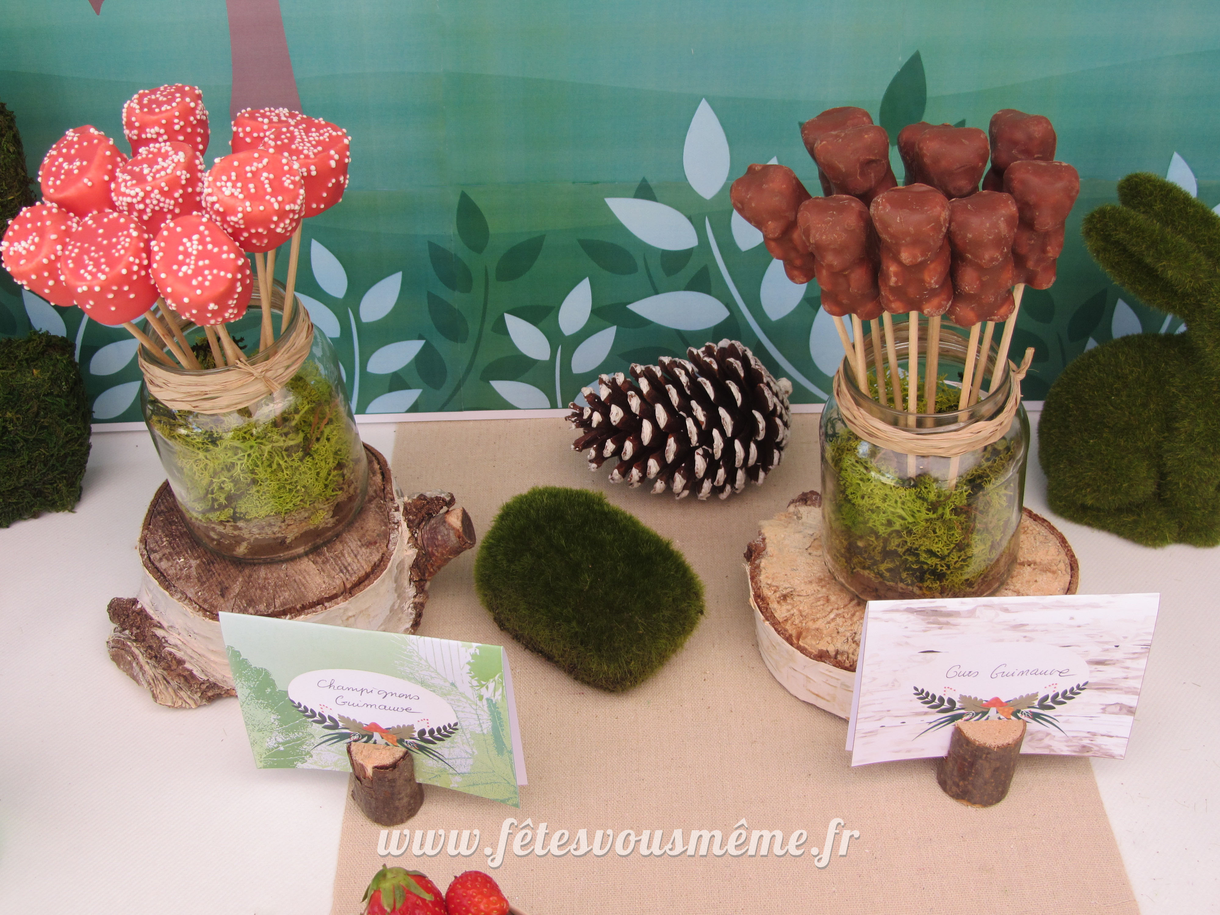 Marque-place rondin bois – Image 3