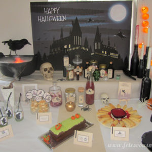 Kit déco Halloween Ecole de Sorcellerie