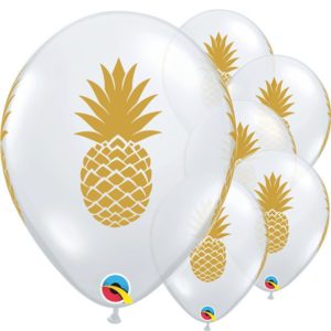 Ballons ananas doré