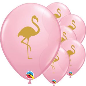 Ballons rose flamant