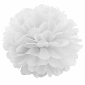 Fleurs boules blancs
