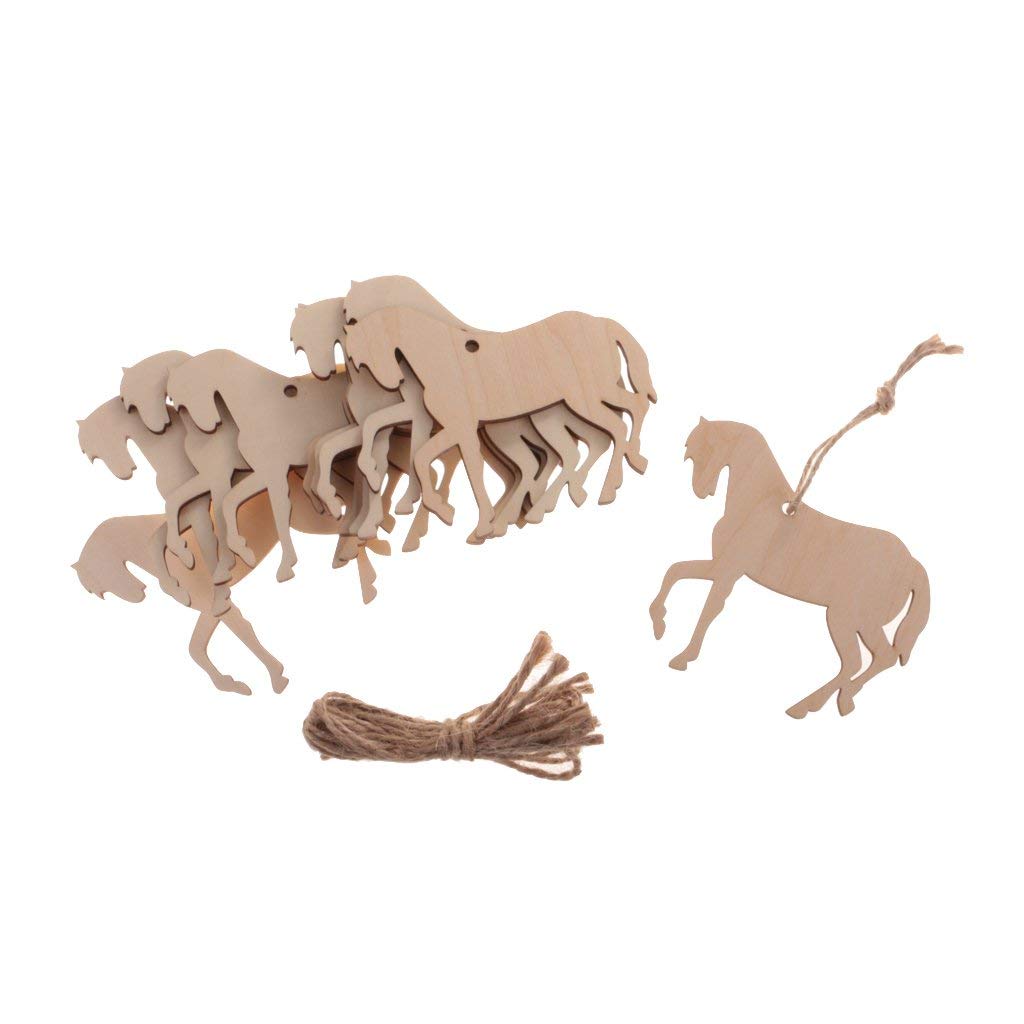 Cheval en Bois à Suspendre - Marque-place - décoration – Image 2
