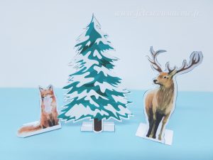 Décor Noel sous cloche FVM étape3