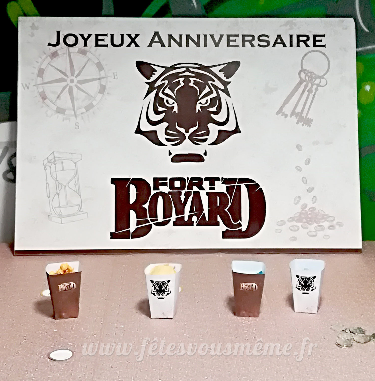 Affiche décor "Aventure au Fort"