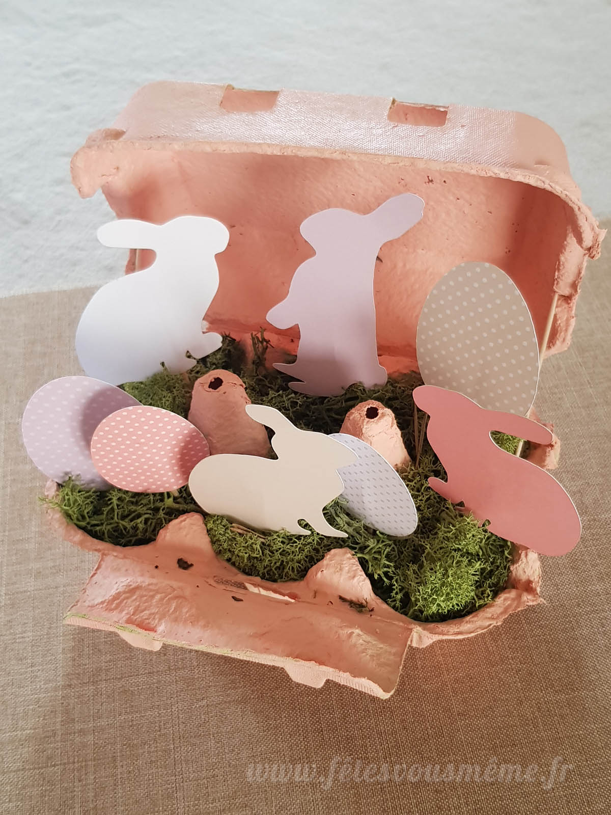 Boite à œufs - DIY de pâques • Fêtes vous même