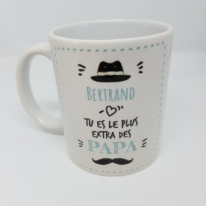 Mug personnalisé Fête des pères Moustache