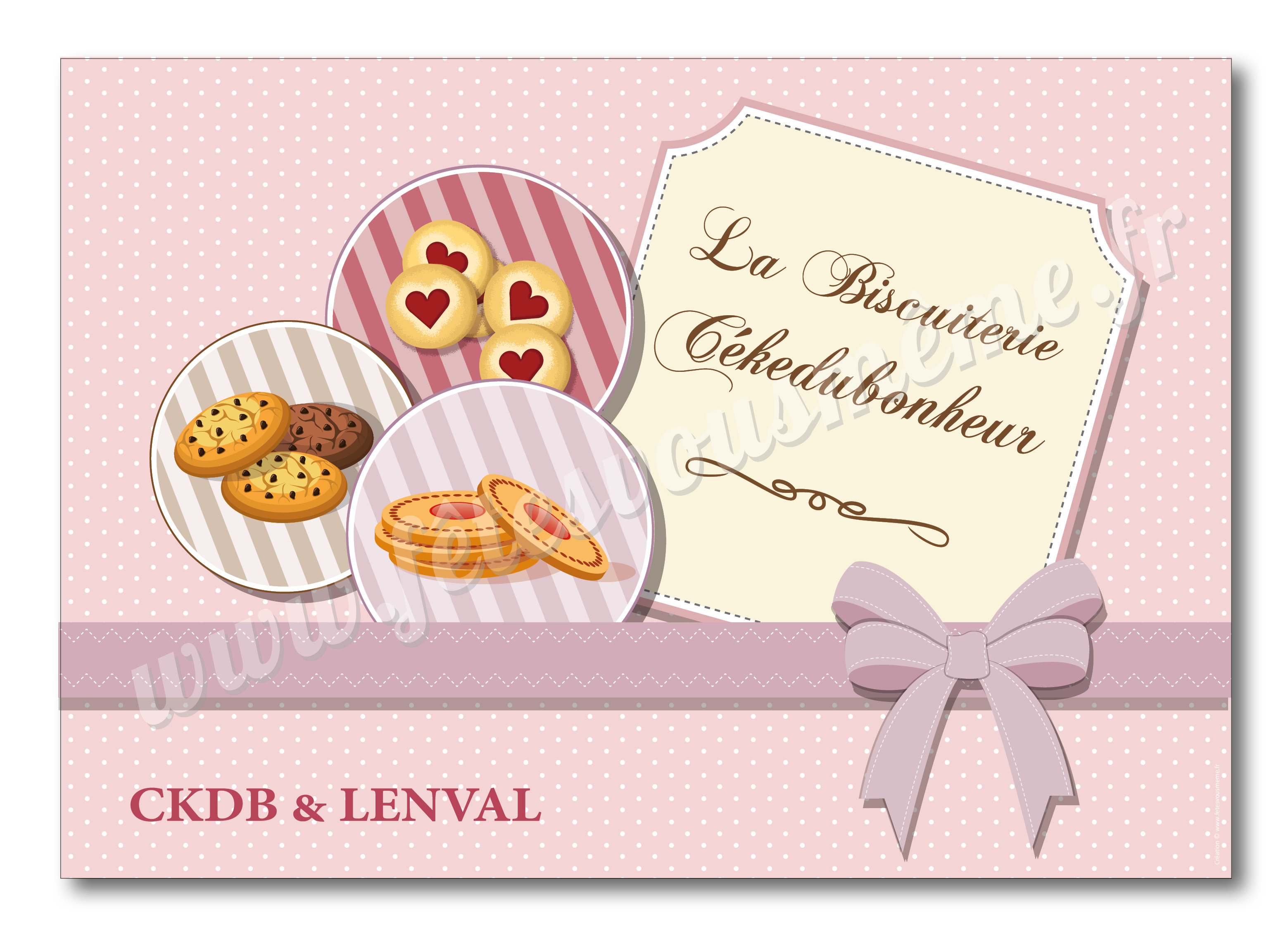Affiche Biscuiterie & Pâtisserie