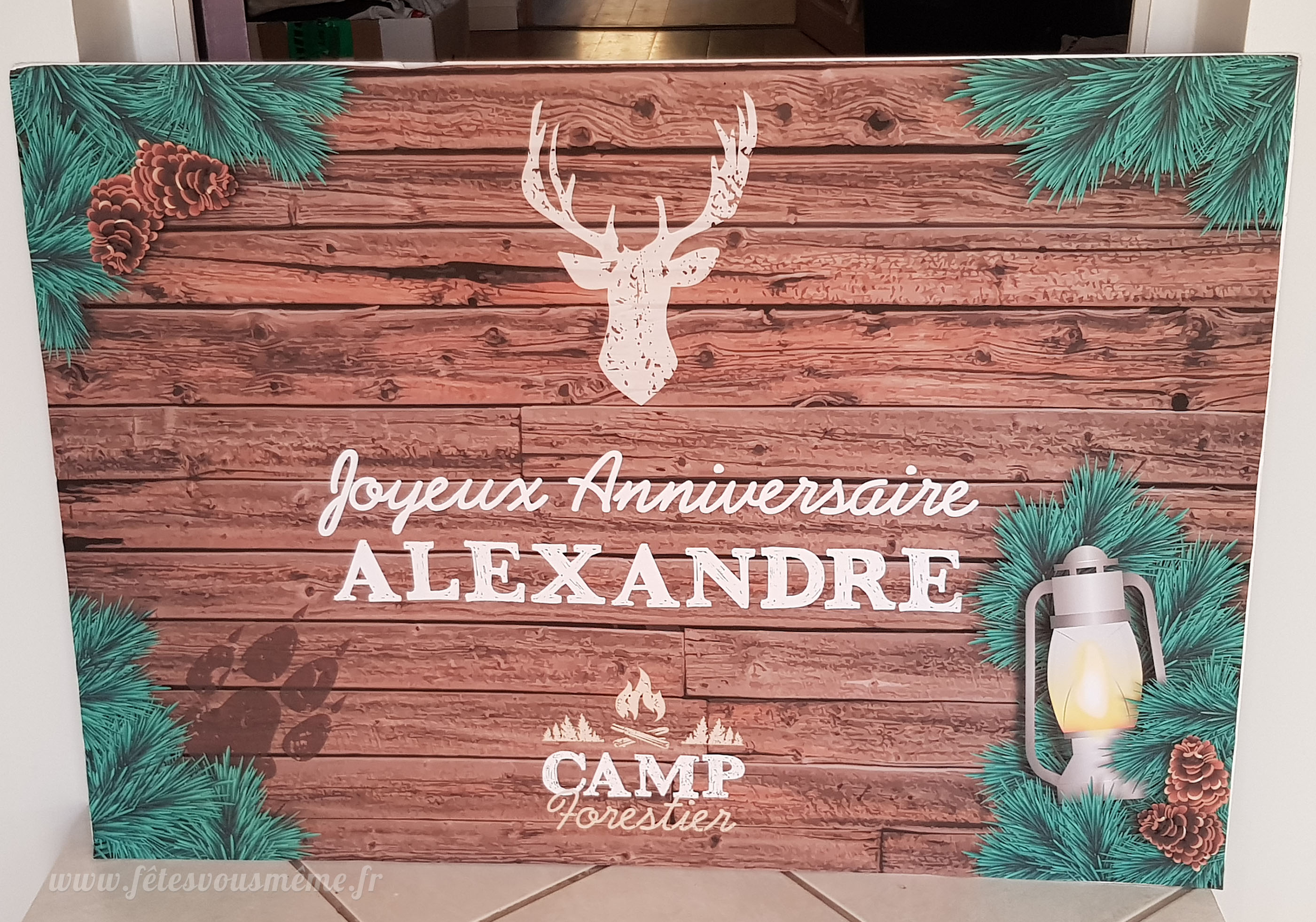 Affiche décor "Camp Forestier" – Image 2