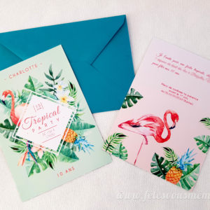 Invitation Tropical Party