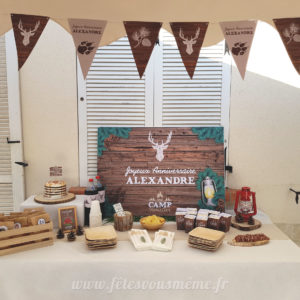 Kit déco "Camp Forestier"