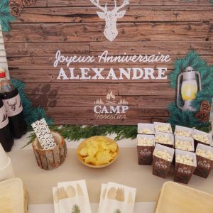 Affiche décor "Camp Forestier"