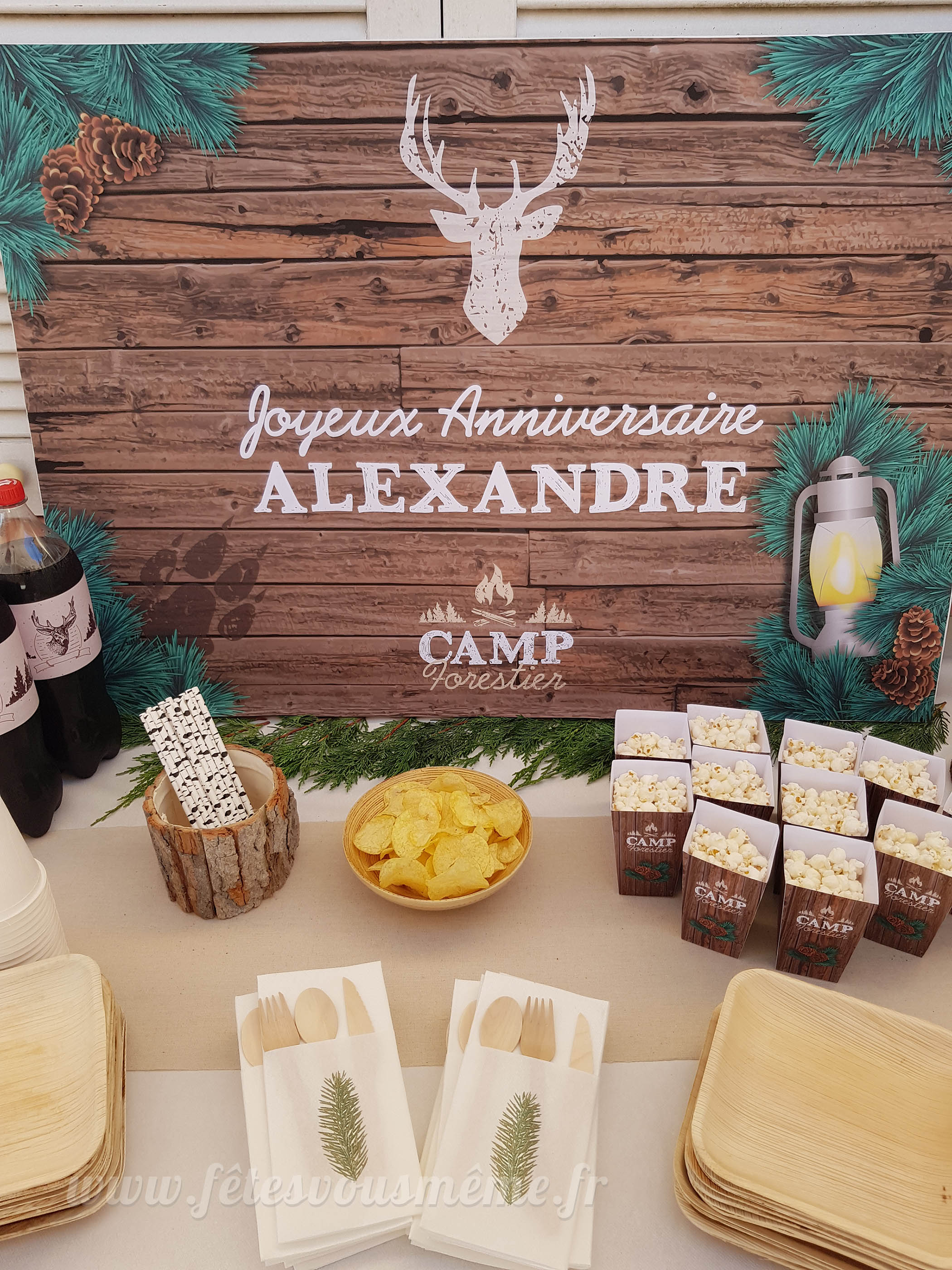 Affiche décor "Camp Forestier"